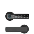 Smart Digital Door Lock, Fingerprint Recognition, Keyless Entry, Black