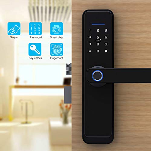 Fingerprint Touchscreen Keyless Deadbolt Smart Lock (Handle Door Lock)
