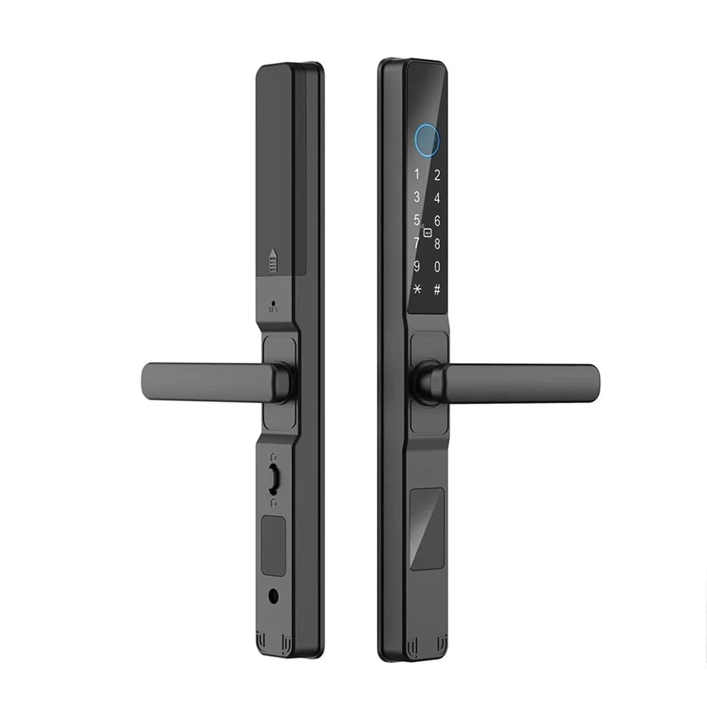 Tuya App Waterproof Fingerprint Push-Pull Smart Door Lock