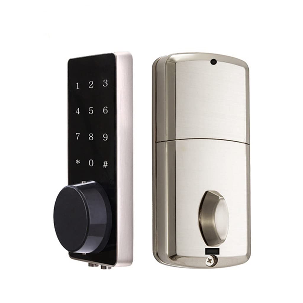 Touchscreen Keypad Smart Door Lock (Password + IC Card + Mechanical Key)
