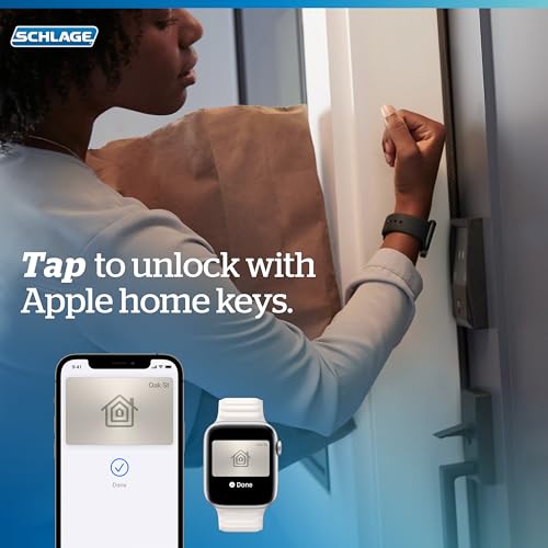 Schlage WiFi Deadbolt Smart Lock with Apple Home Key