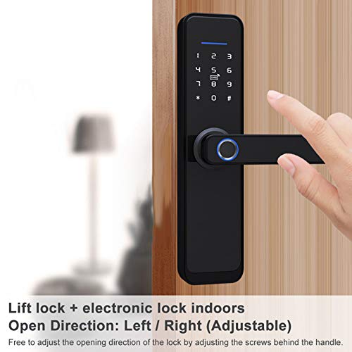 Fingerprint Touchscreen Keyless Deadbolt Smart Lock (Handle Door Lock)