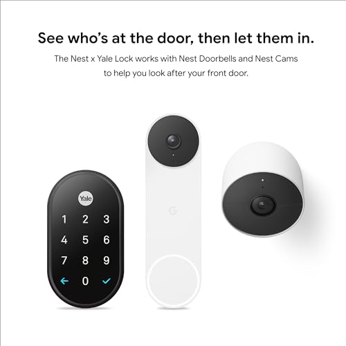 Google, Nest x Yale Lock with Nest Connect, Smart Lock