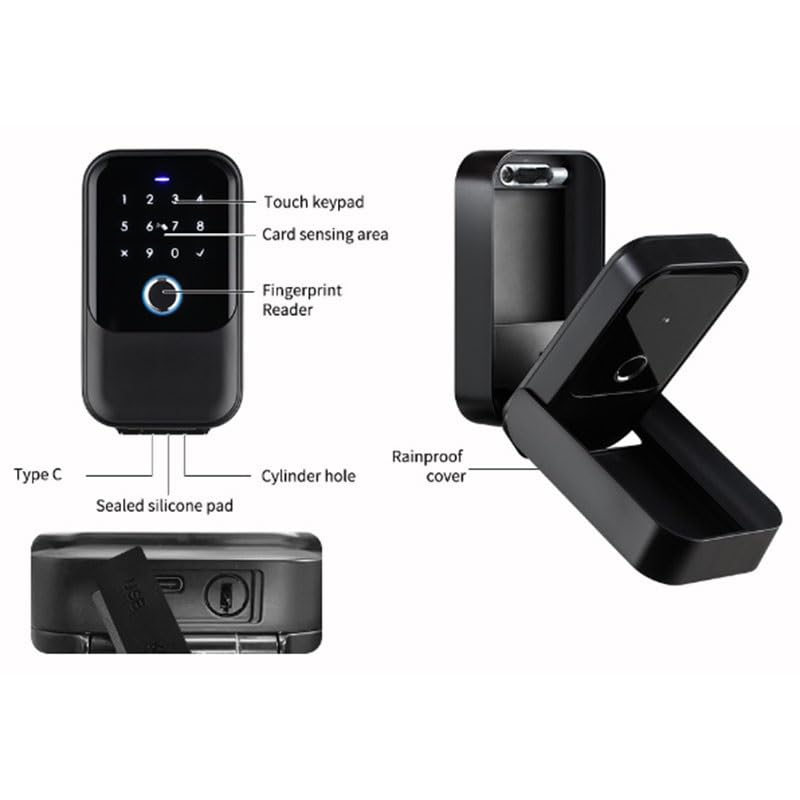 Aluminum Alloy Fingerprint Lock Smart Electronic