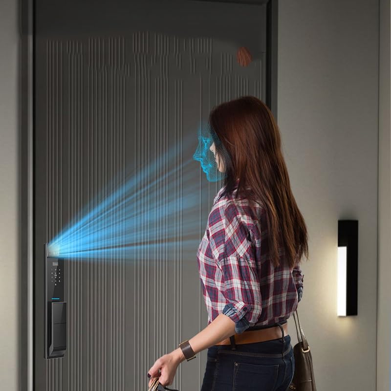 Smart Lock, Password, Entrance Door, Fingerprint, Household Use