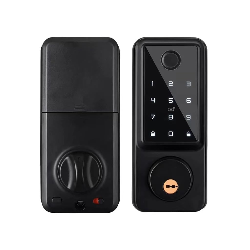Waterproof Fingerprint Keypad Deadbolt Lock