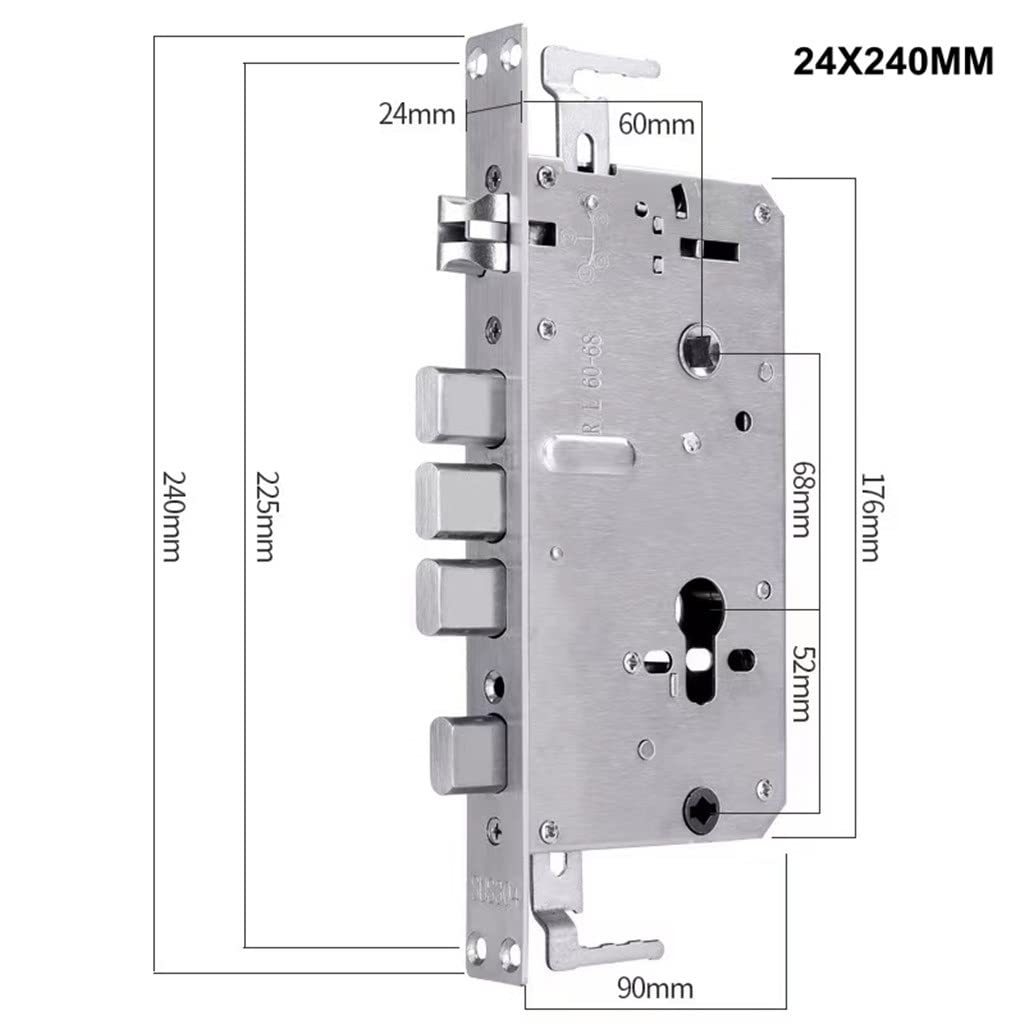 Smart Door Lock New Biometric Fingerprint Password Key IC Card APP Control Unlock Security Electronic Locks