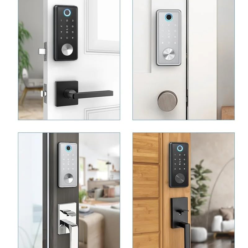 Fingerprint Keypad Deadbolt Lock