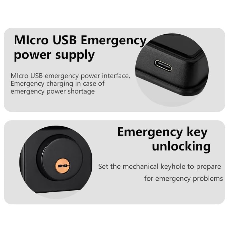 Waterproof Fingerprint Keypad Deadbolt Lock