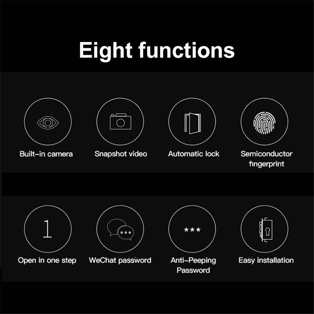 Camera Fingerprint Smart Door Lock