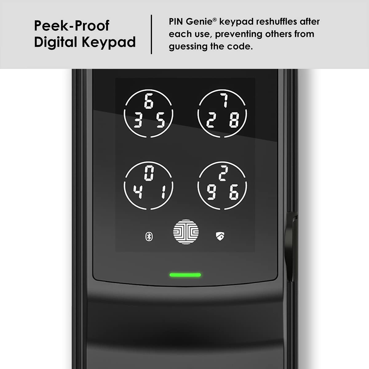 Fingerprint RFID Keypad Smart Deadbolt Lock (Bluetooth App Control)