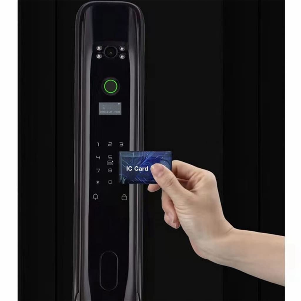 App Fingerprint Password Smart Door Lock (Biometric Keyless Entry with Cylinder & Automation Control)