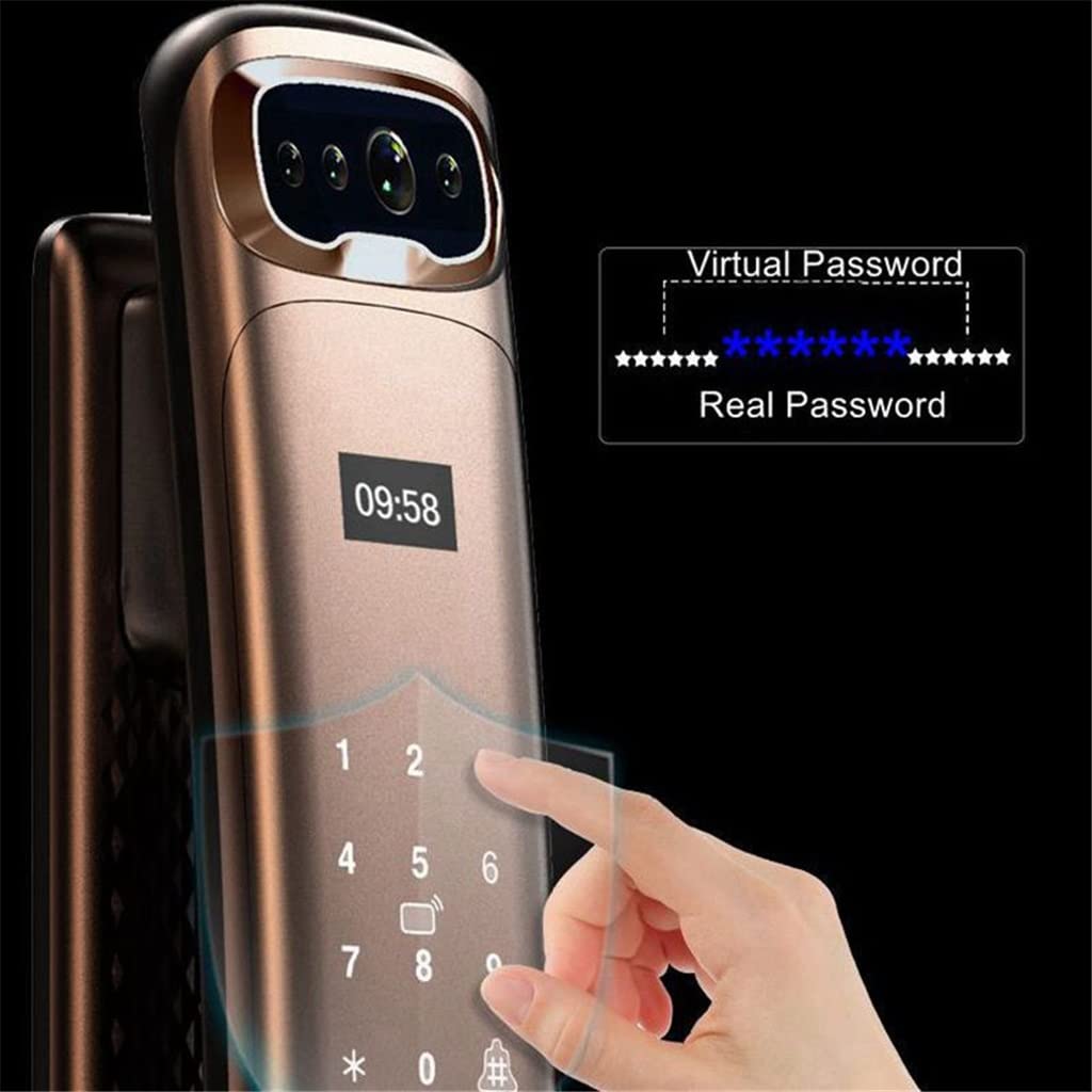 3D Fingerprint Recognition Smart Door Lock (App + IC Card + Password)