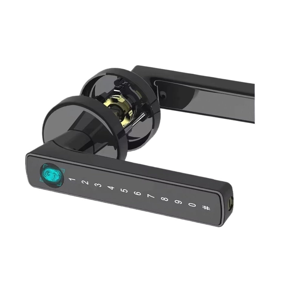 Smart Lock, Smart Finrprint Door Lock Electronic Lock with Password/Key/Card/APP Unlock