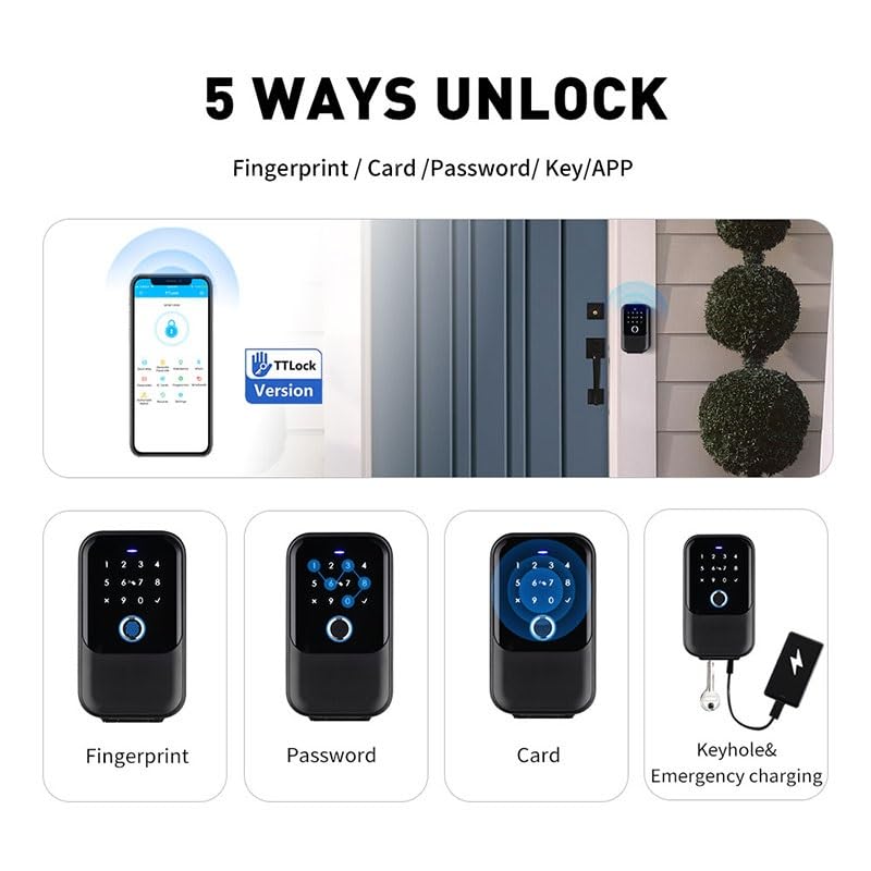 Aluminum Alloy Fingerprint Lock Smart Electronic