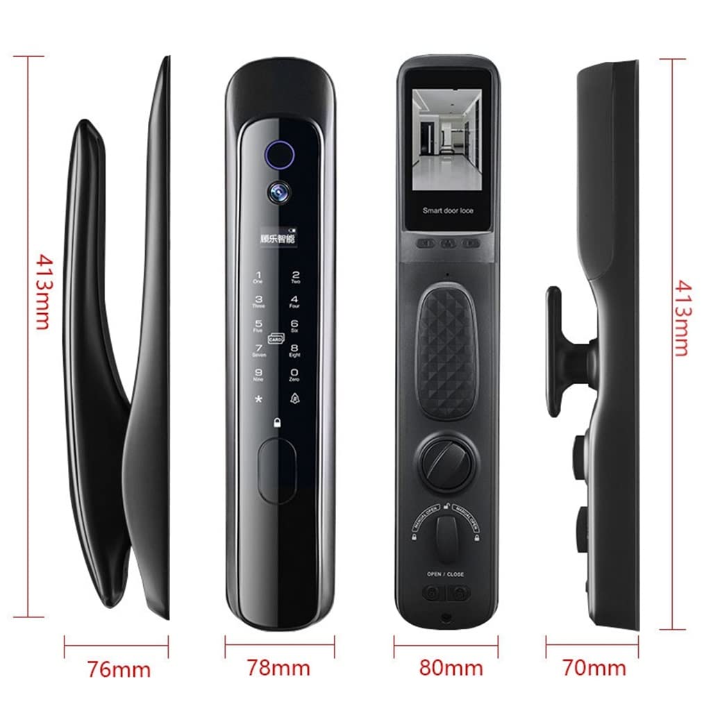 Fingerprint App Real-Time Remote Control Smart Door Lock (Auto Password & Digital Keyless Entry)
