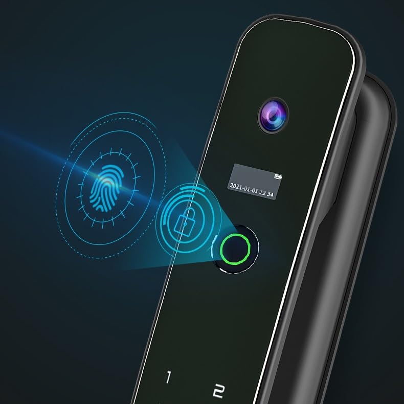 Smart Door Lock Card Password Key Unlock