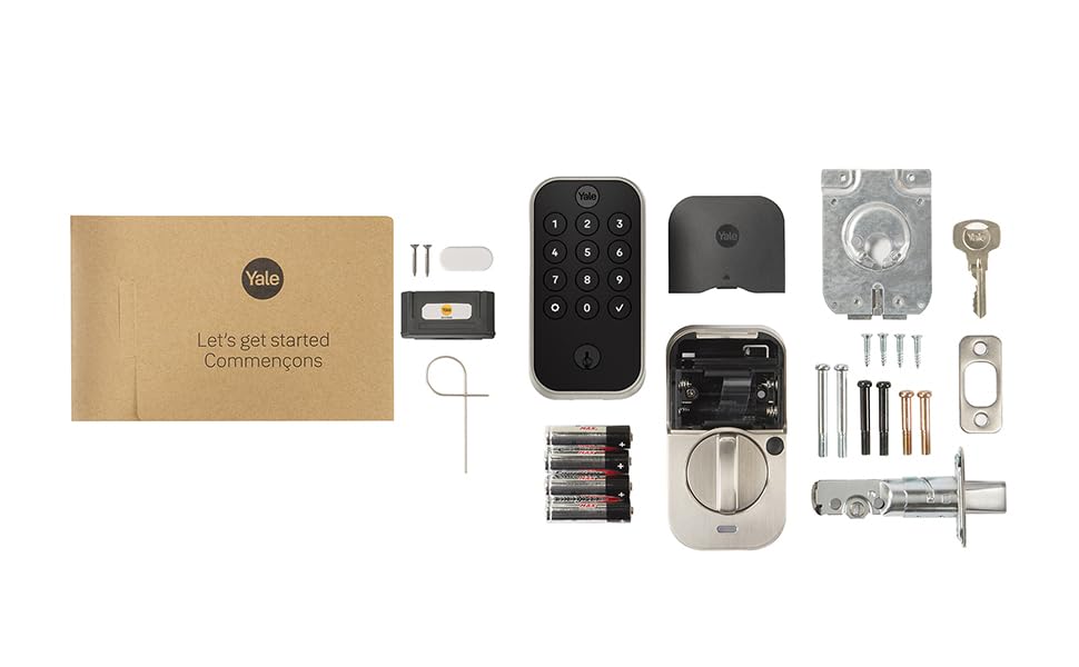 WiFi Keypad Smart Deadbolt Lock (Yale Assure Lock 2, Remote Access)