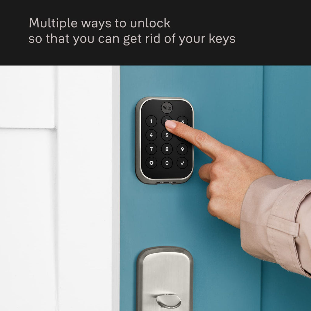 WiFi Touch Keypad Smart Deadbolt Lock (Pack of 2)