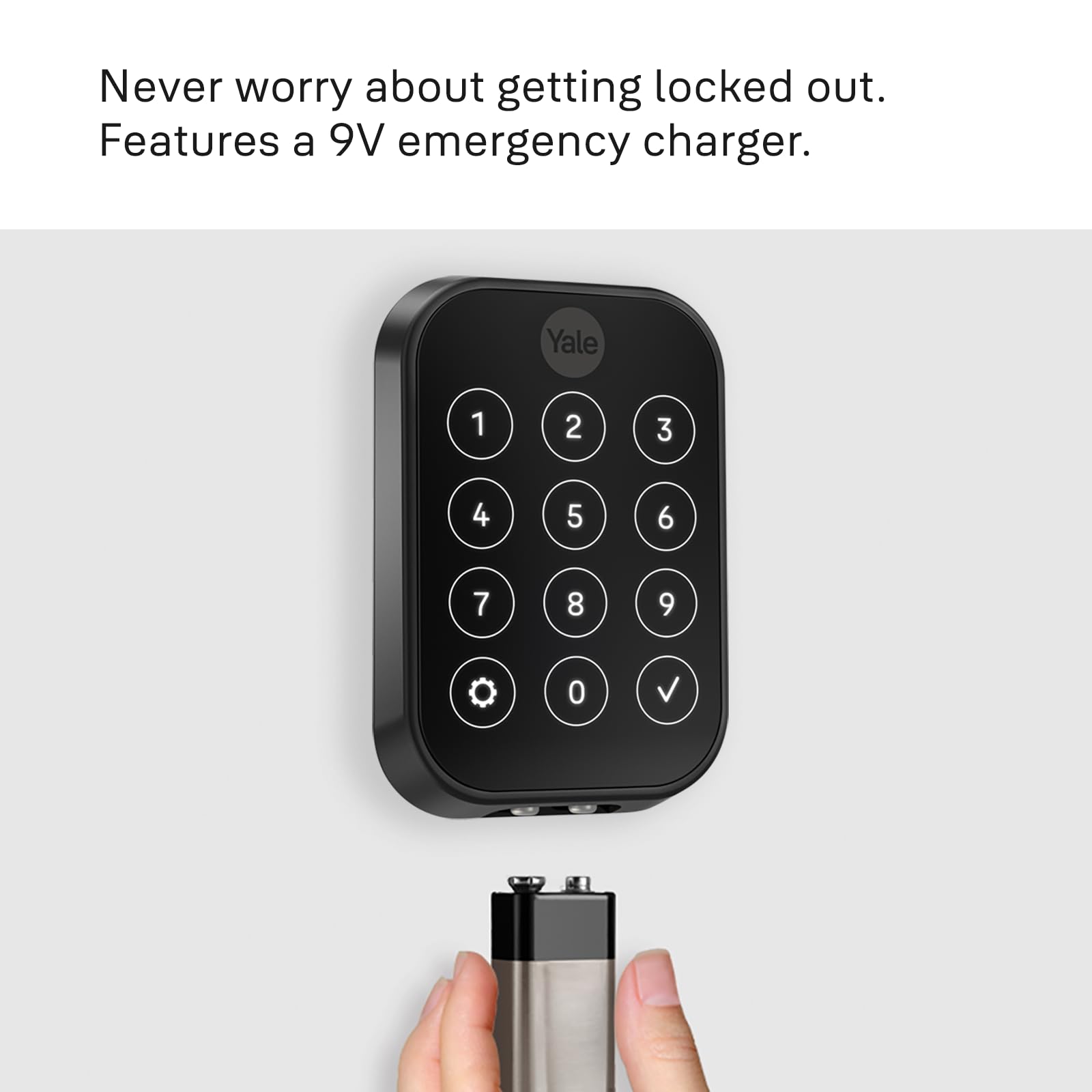 WiFi Touch Keypad Smart Deadbolt Lock (Pack of 2)