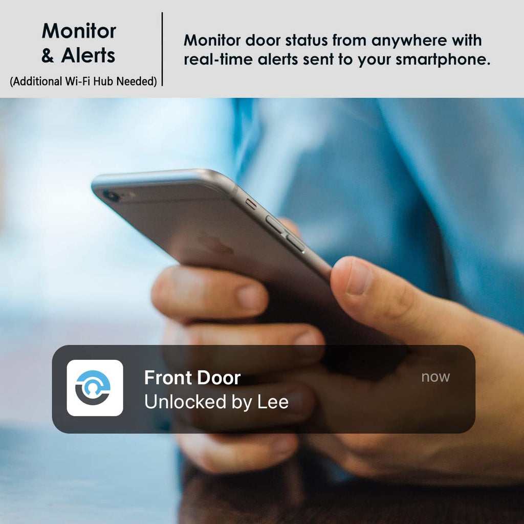 Fingerprint RFID Smart Deadbolt Lock (PIN Genie Keypad, App Control)