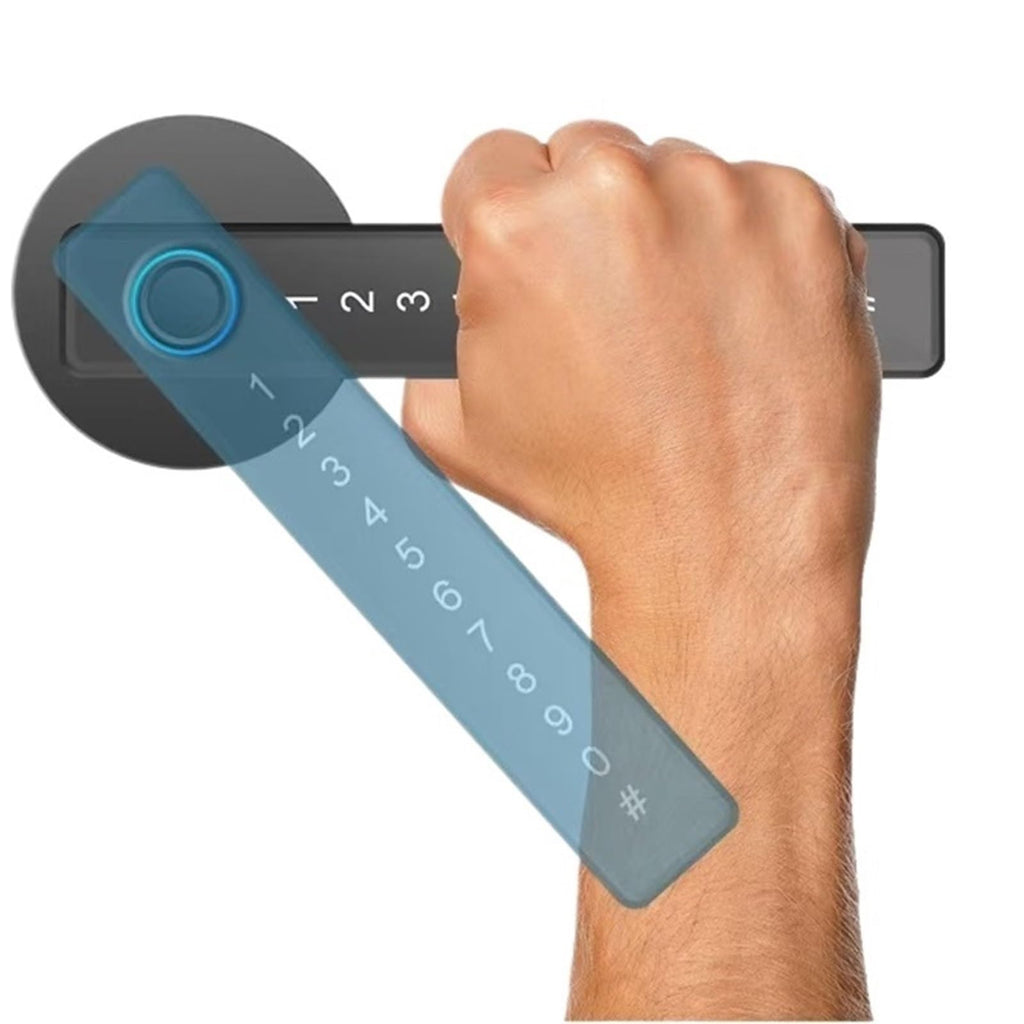 Smart Lock, Smart Finrprint Door Lock Electronic Lock with Password/Key/Card/APP Unlock