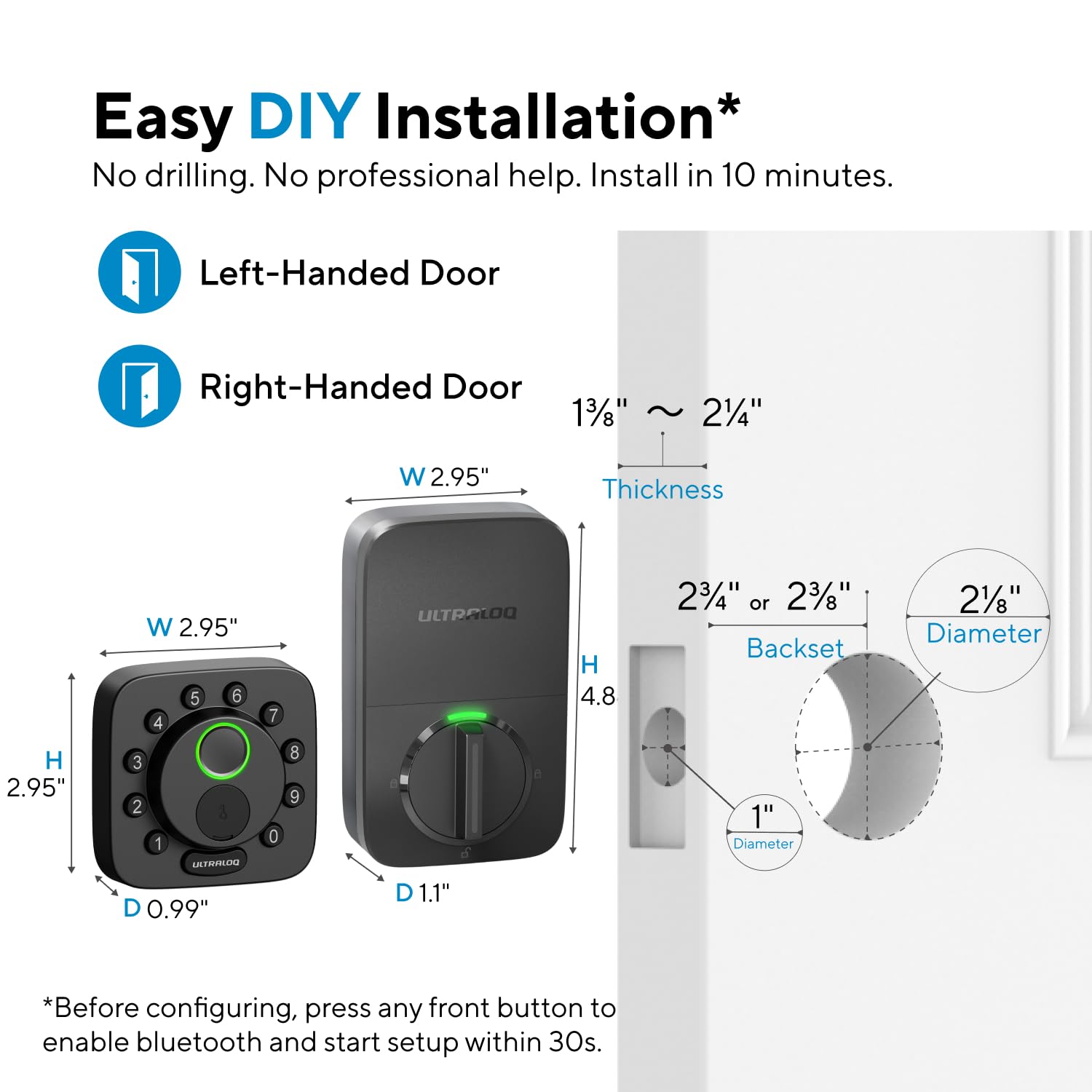 ULTRALOQ Bolt SE Smart Lock