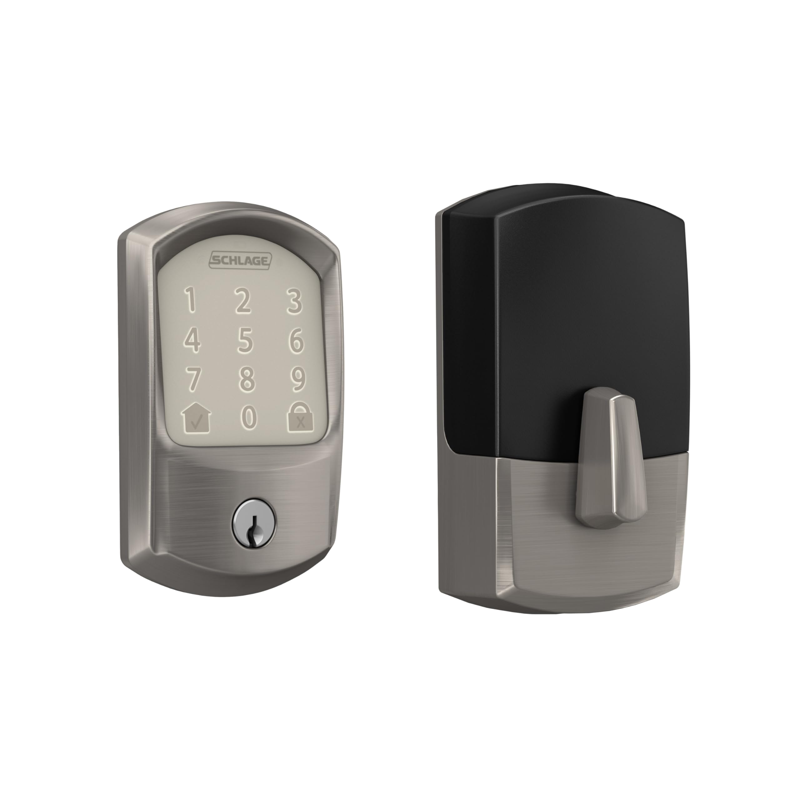 Smart WiFi Deadbolt Lock with Touchscreen Keypad, Keyless Entry, App Control, Alexa & Google Home Compatible