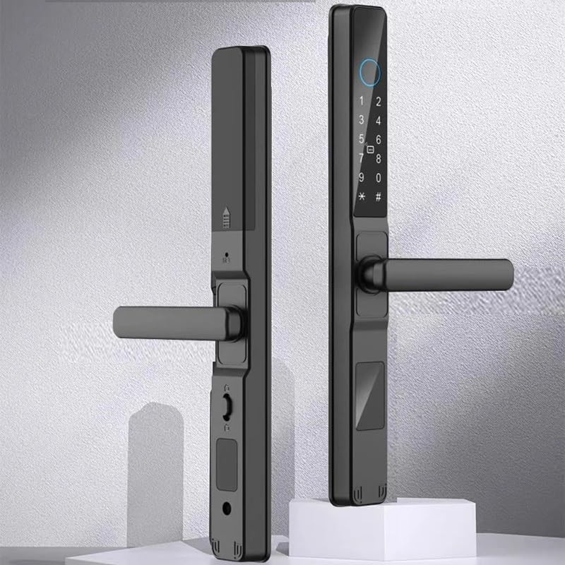 Tuya App Waterproof Fingerprint Push-Pull Smart Door Lock