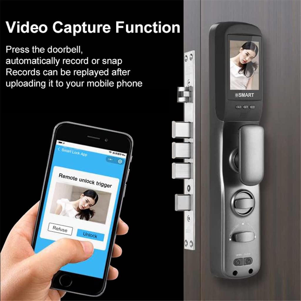 Camera Fingerprint Smart Door Lock