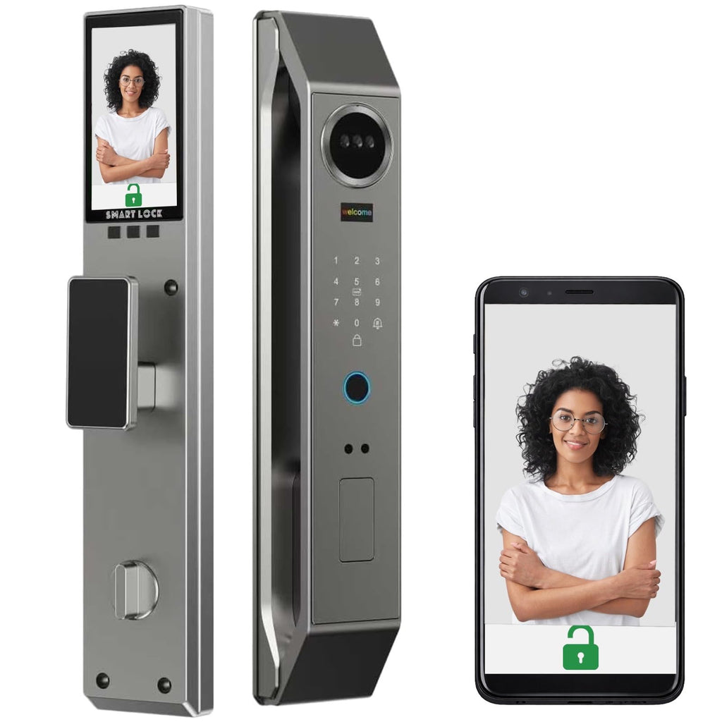 3D Face Recognition Video Smart Lock with Screen