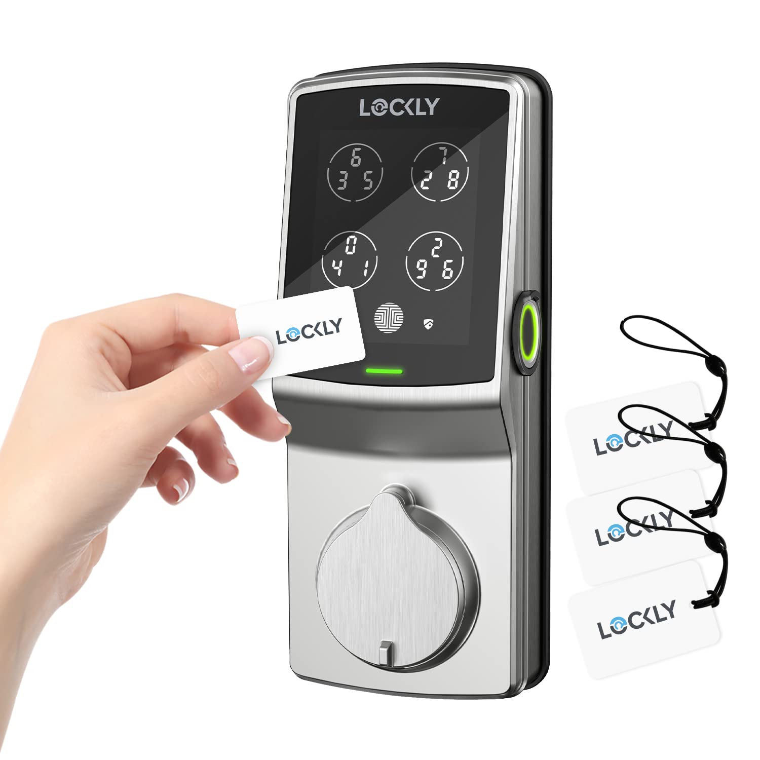 Fingerprint RFID Keypad Smart Deadbolt Lock (Bluetooth App Control)