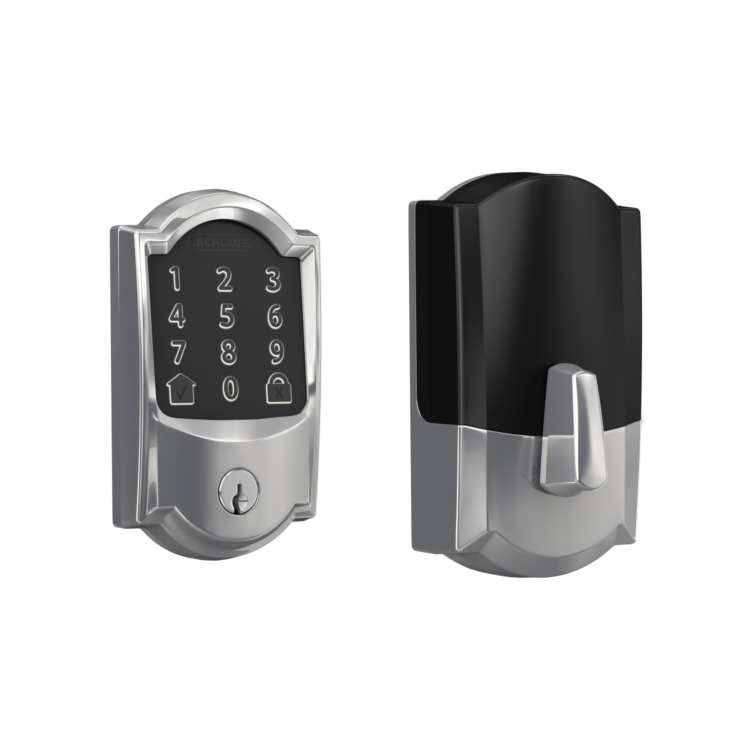 Smart WiFi Deadbolt Lock with Touchscreen Keypad, Keyless Entry, App Control, Alexa & Google Home Compatible