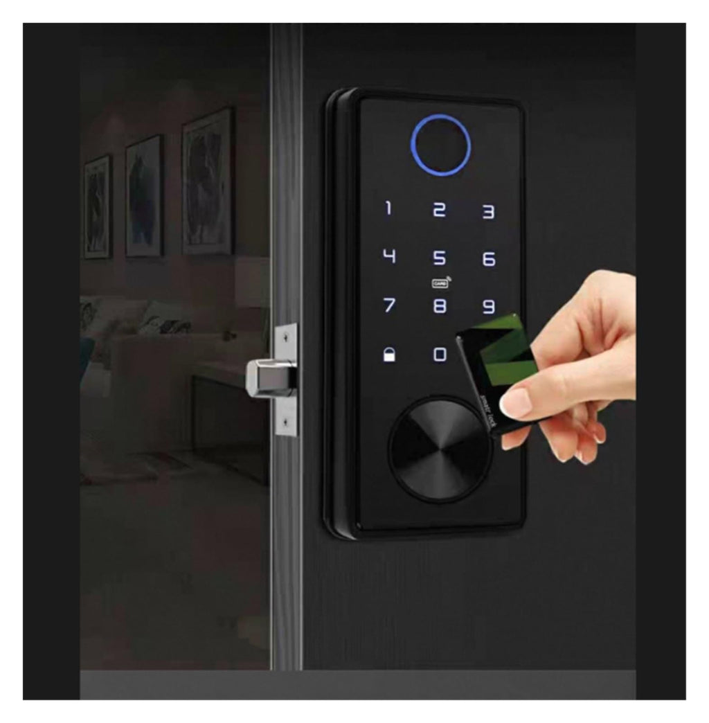 Fingerprint Touchscreen Smart Deadbolt Lock (App Control for Front Door & Office)