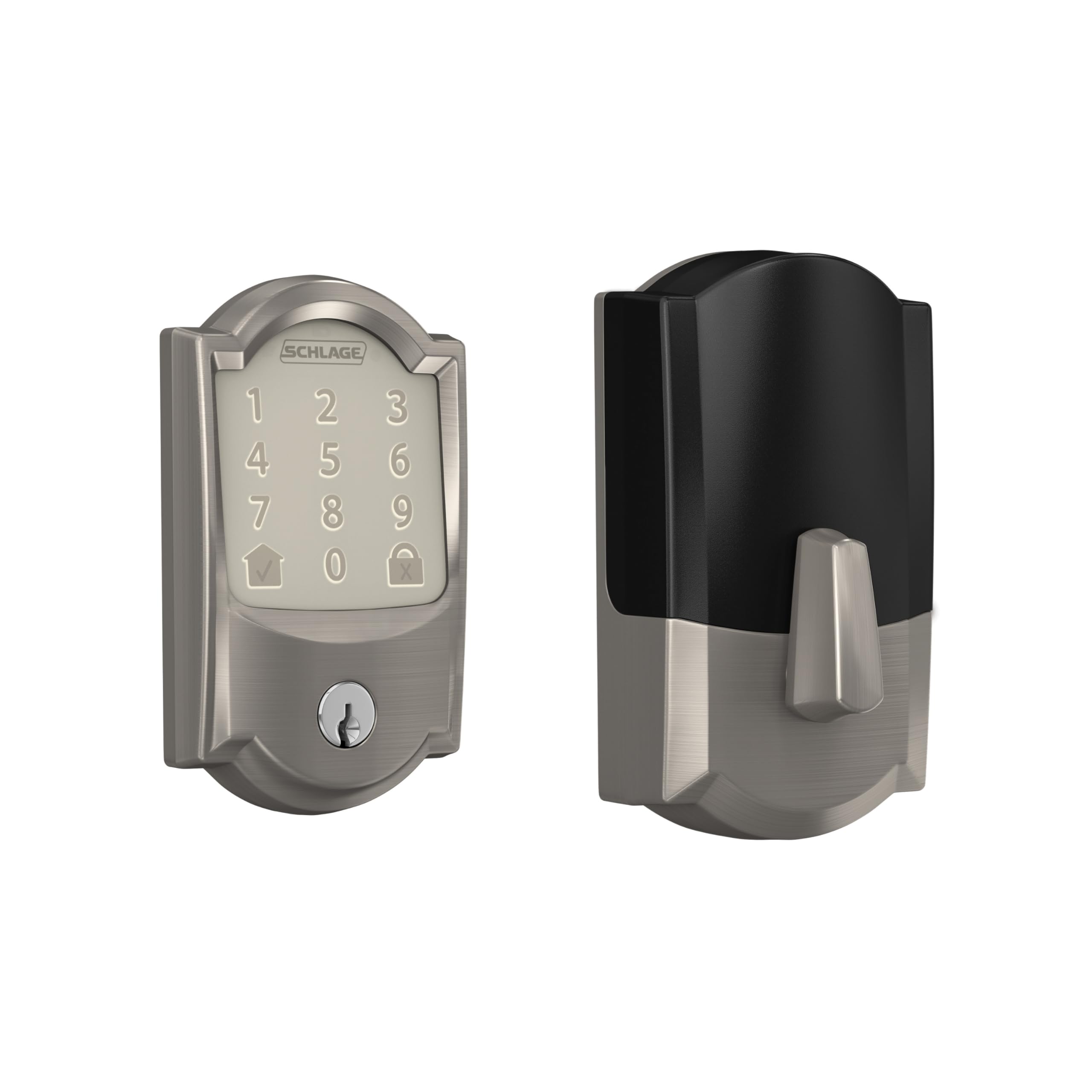 Smart WiFi Deadbolt Lock with Touchscreen Keypad, Keyless Entry, App Control, Alexa & Google Home Compatible