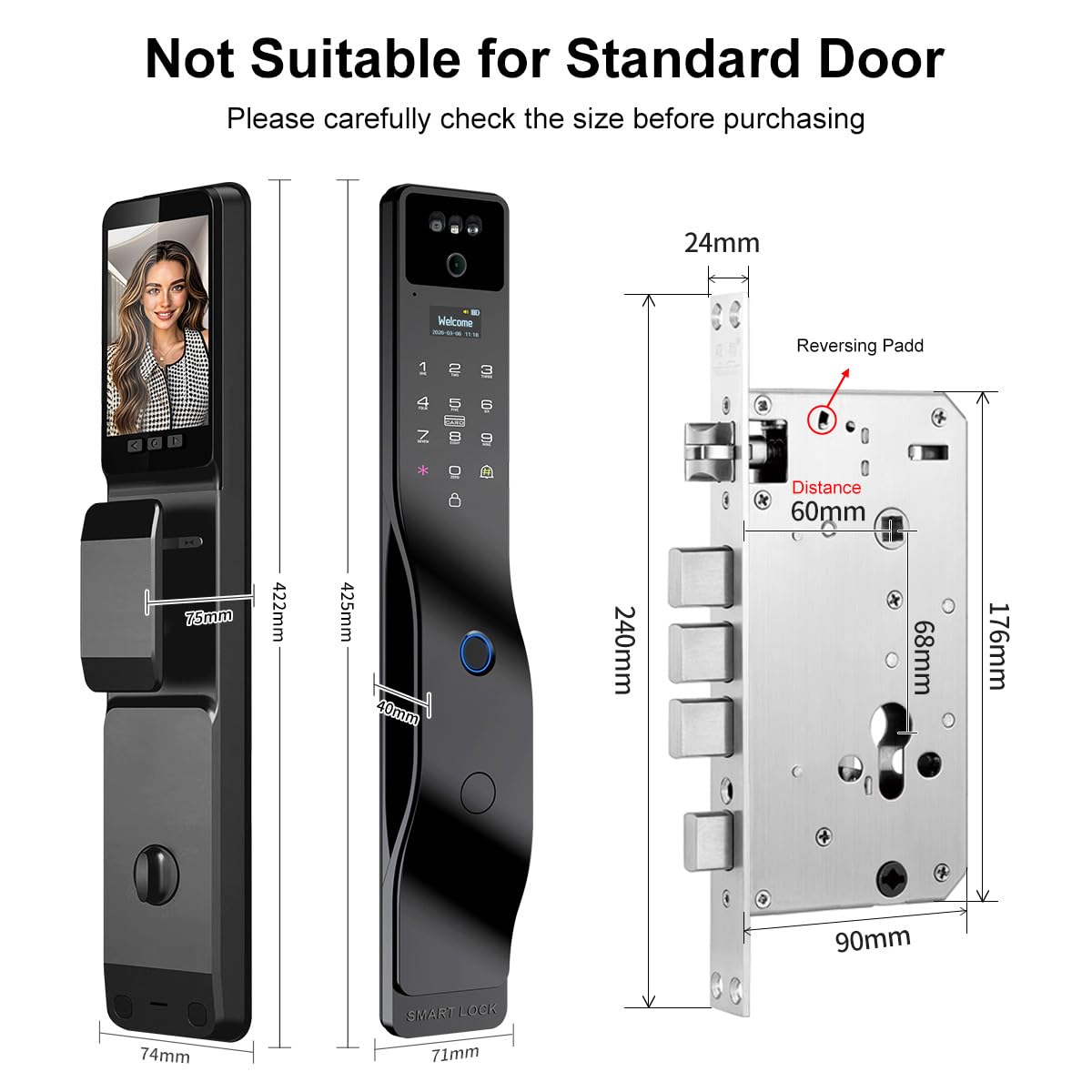 Multi-Feature 3D Face Recognition Smart Door Lock