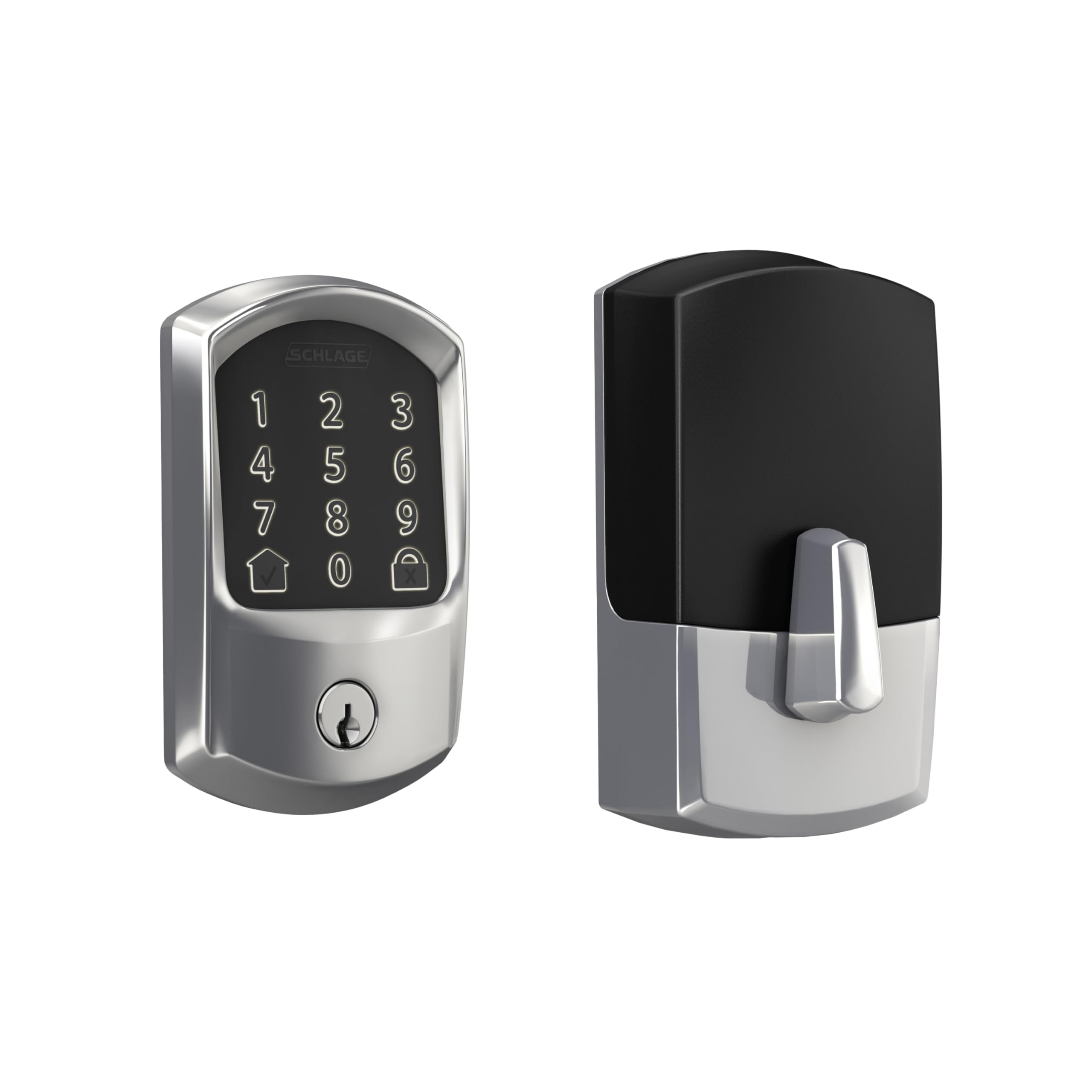 Smart WiFi Deadbolt Lock with Touchscreen Keypad, Keyless Entry, App Control, Alexa & Google Home Compatible