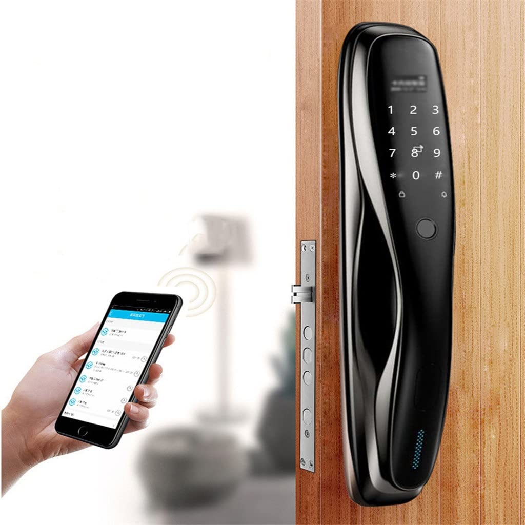 Smart Door Lock New Biometric Fingerprint Password Key IC Card APP Control Unlock Security Electronic Locks