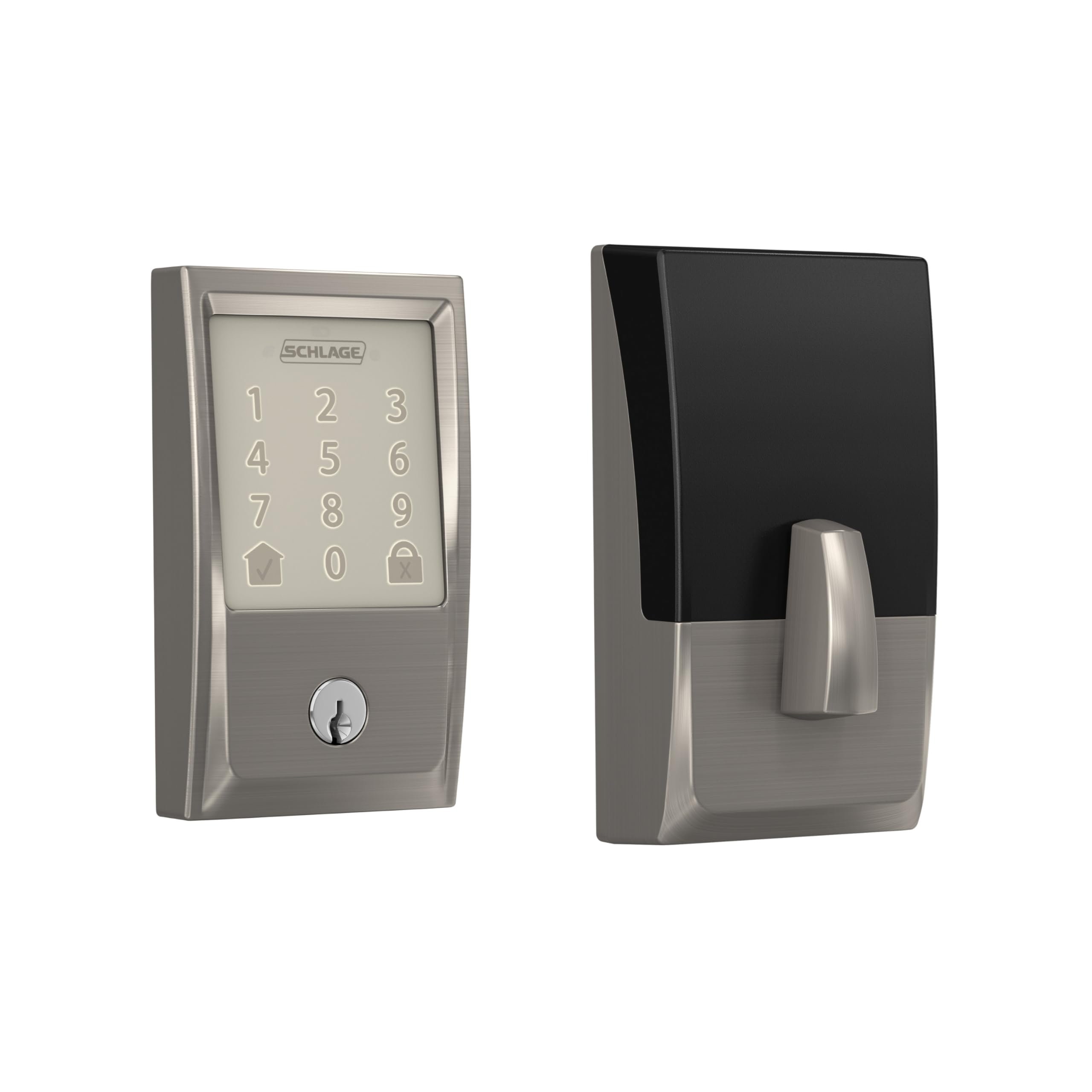 Smart WiFi Deadbolt Lock with Touchscreen Keypad, Keyless Entry, App Control, Alexa & Google Home Compatible
