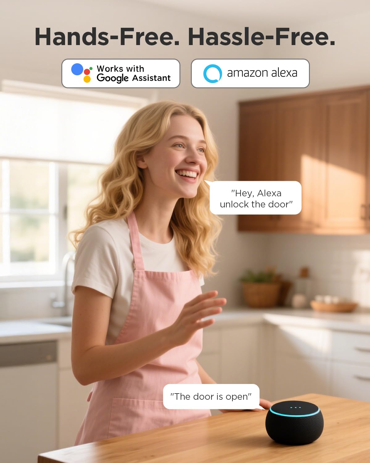 Smart Fingerprint Deadbolt Lock with Keypad, App Control, Auto-Lock, Alexa & Google Compatible