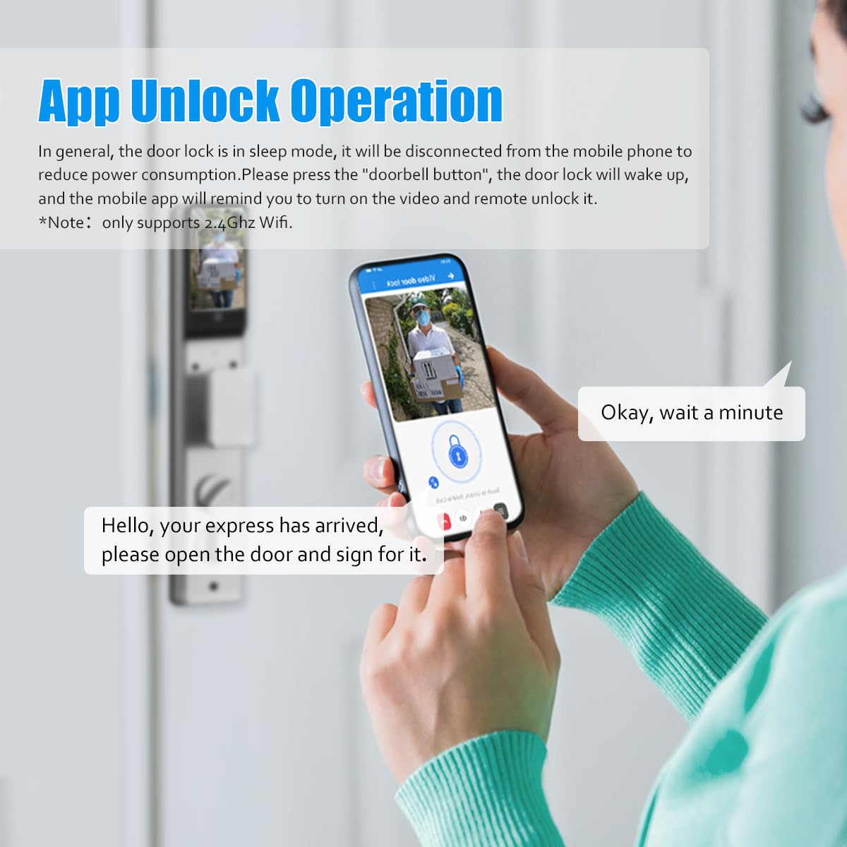 Sophies Smart Door Lock with Camera