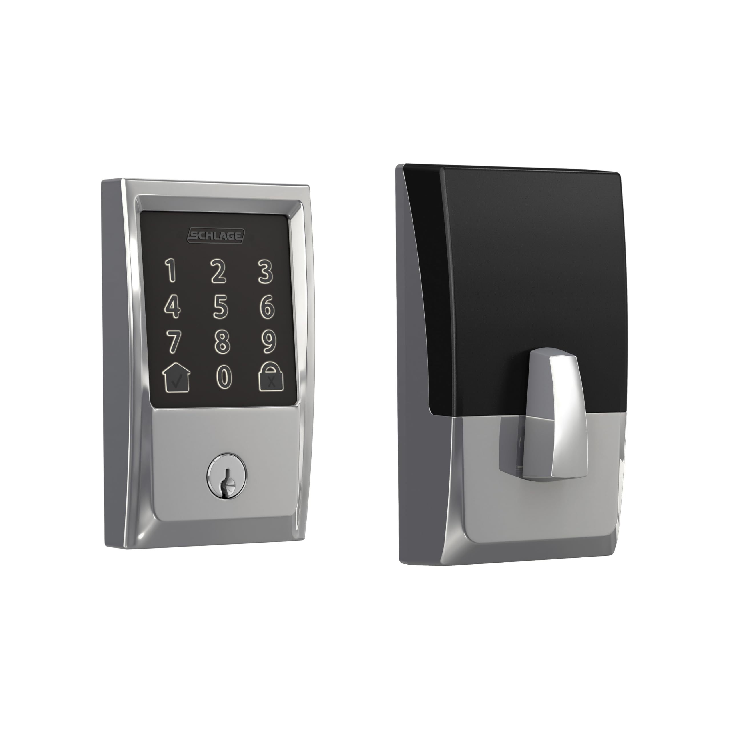 Smart WiFi Deadbolt Lock with Touchscreen Keypad, Keyless Entry, App Control, Alexa & Google Home Compatible