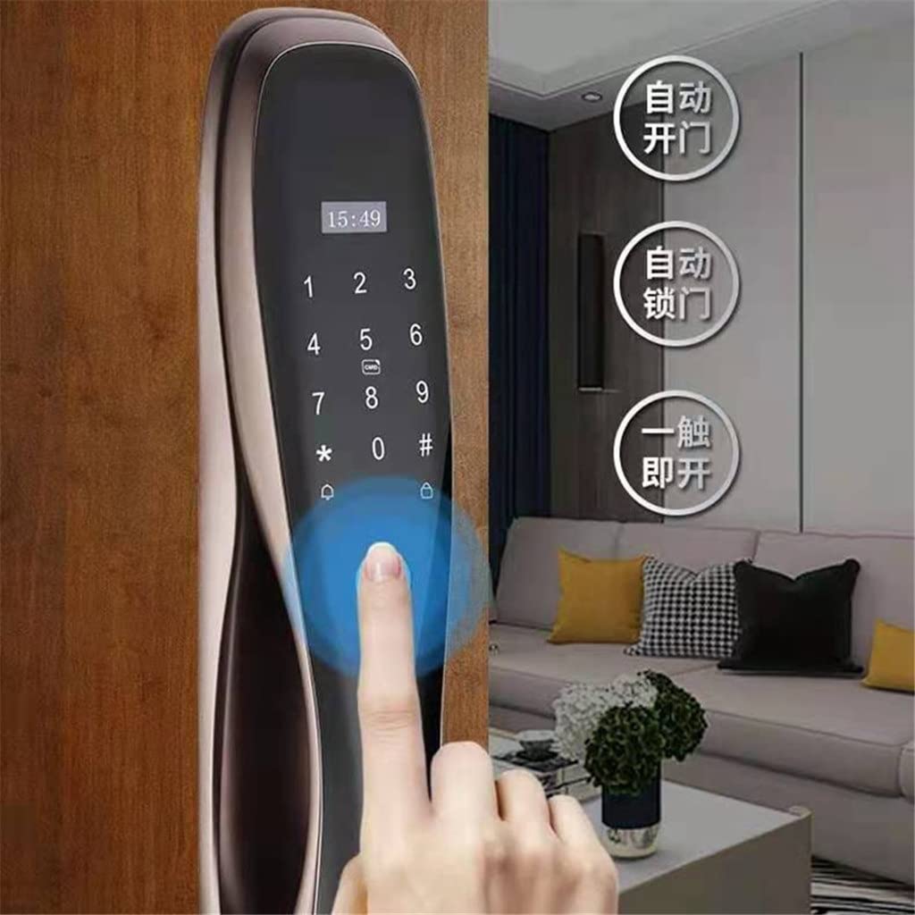 Smart Door Lock New Biometric Fingerprint Password Key IC Card APP Control Unlock Security Electronic Locks