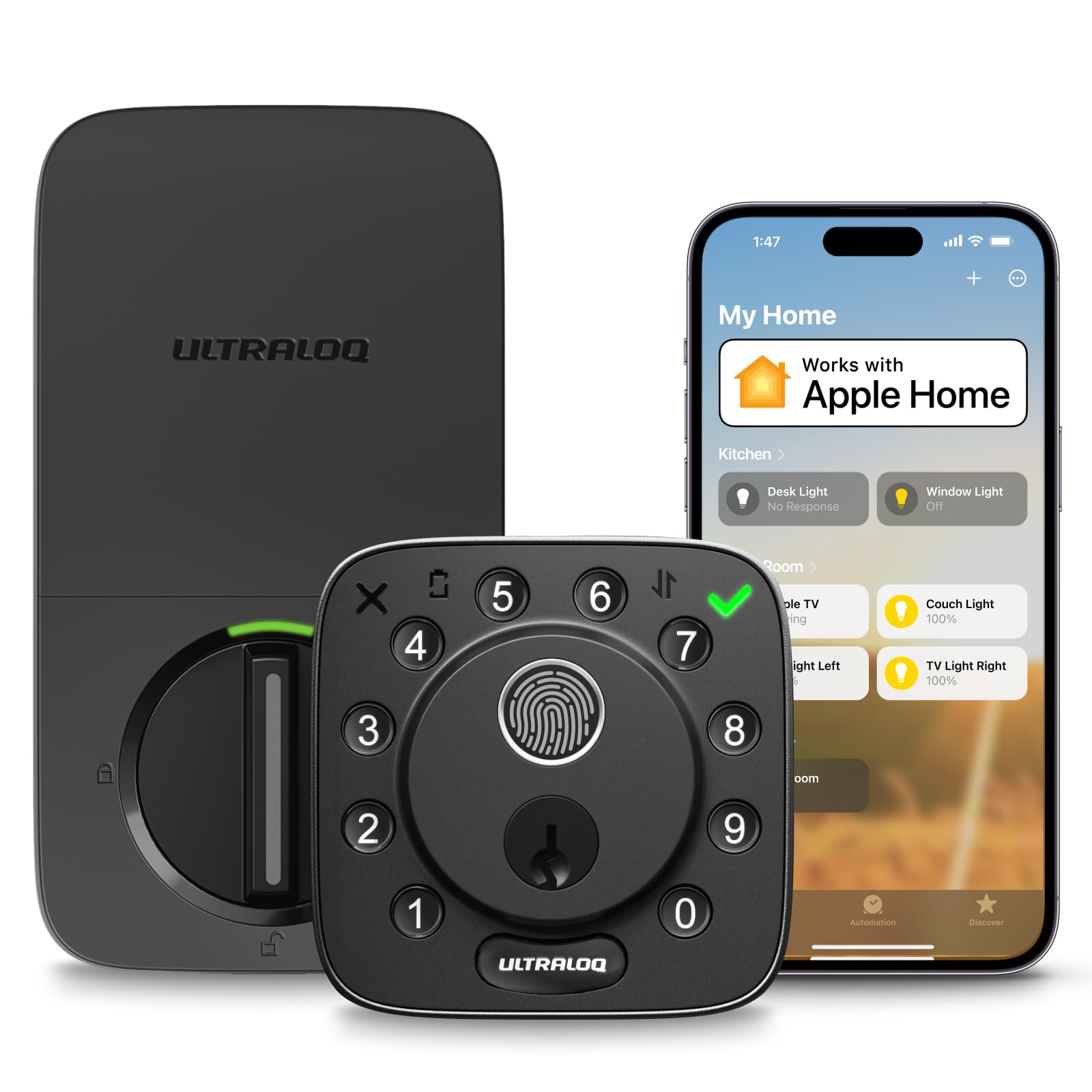 ULTRALOQ Bolt Fingerprint WiFi Smart Lock