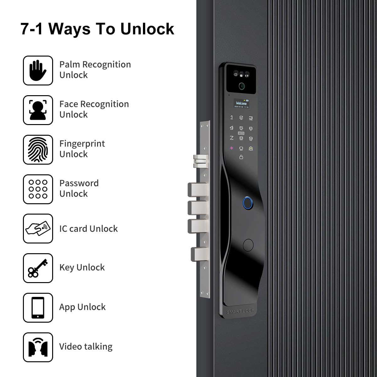 Multi-Feature 3D Face Recognition Smart Door Lock