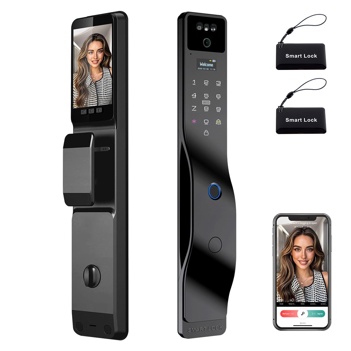 Multi-Feature 3D Face Recognition Smart Door Lock
