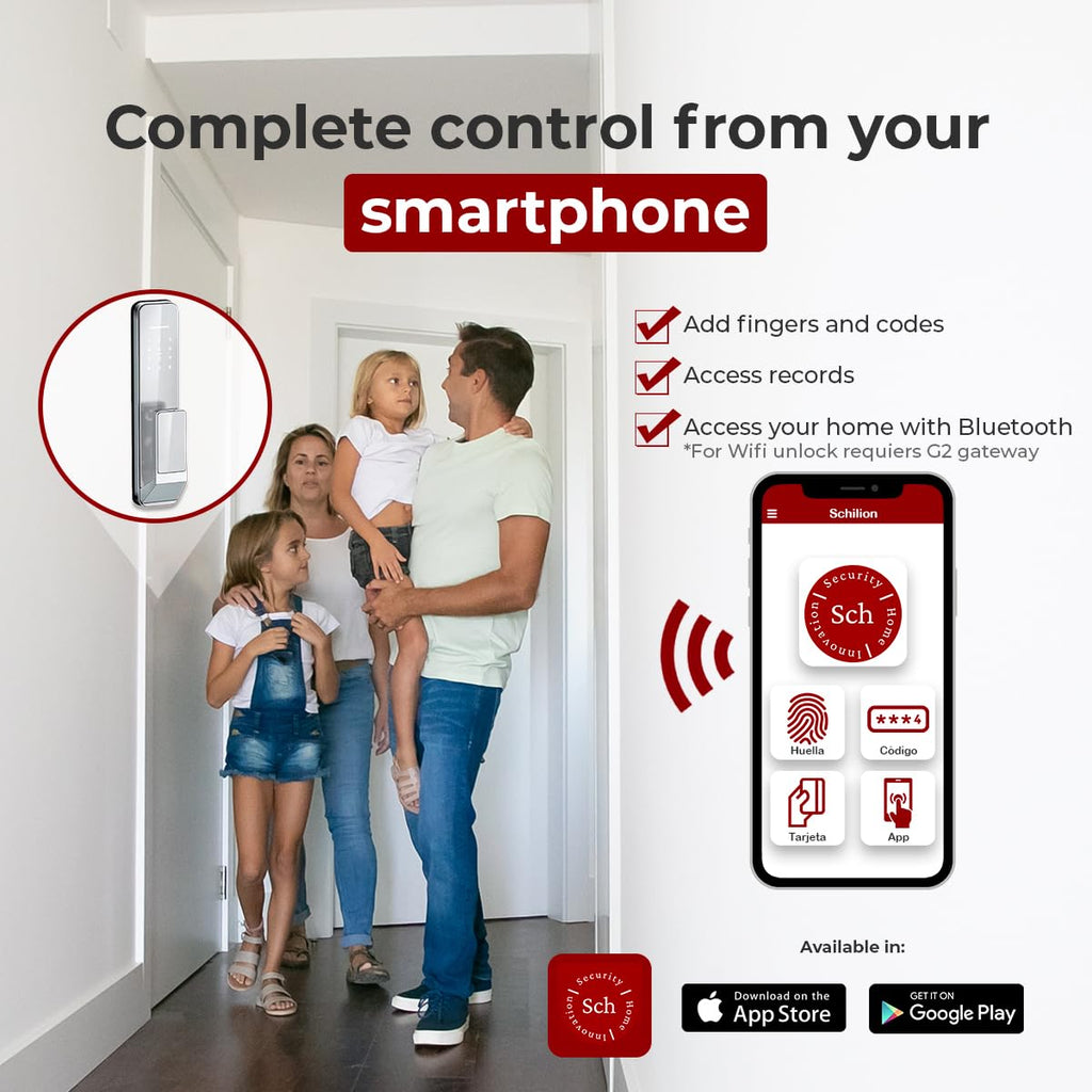 WiFi Fingerprint Keypad Deadbolt Smart Lock
