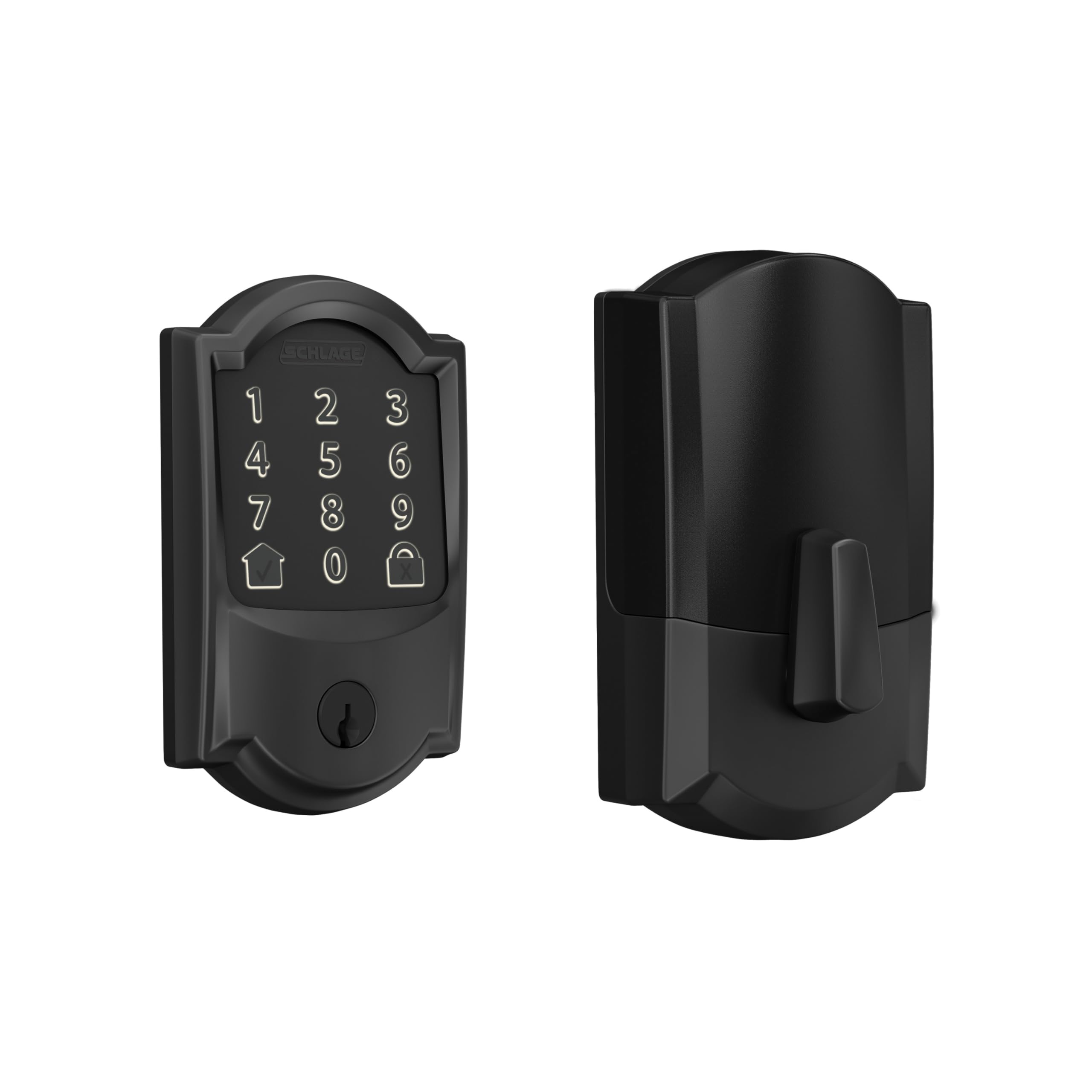 Smart WiFi Deadbolt Lock with Touchscreen Keypad, Keyless Entry, App Control, Alexa & Google Home Compatible