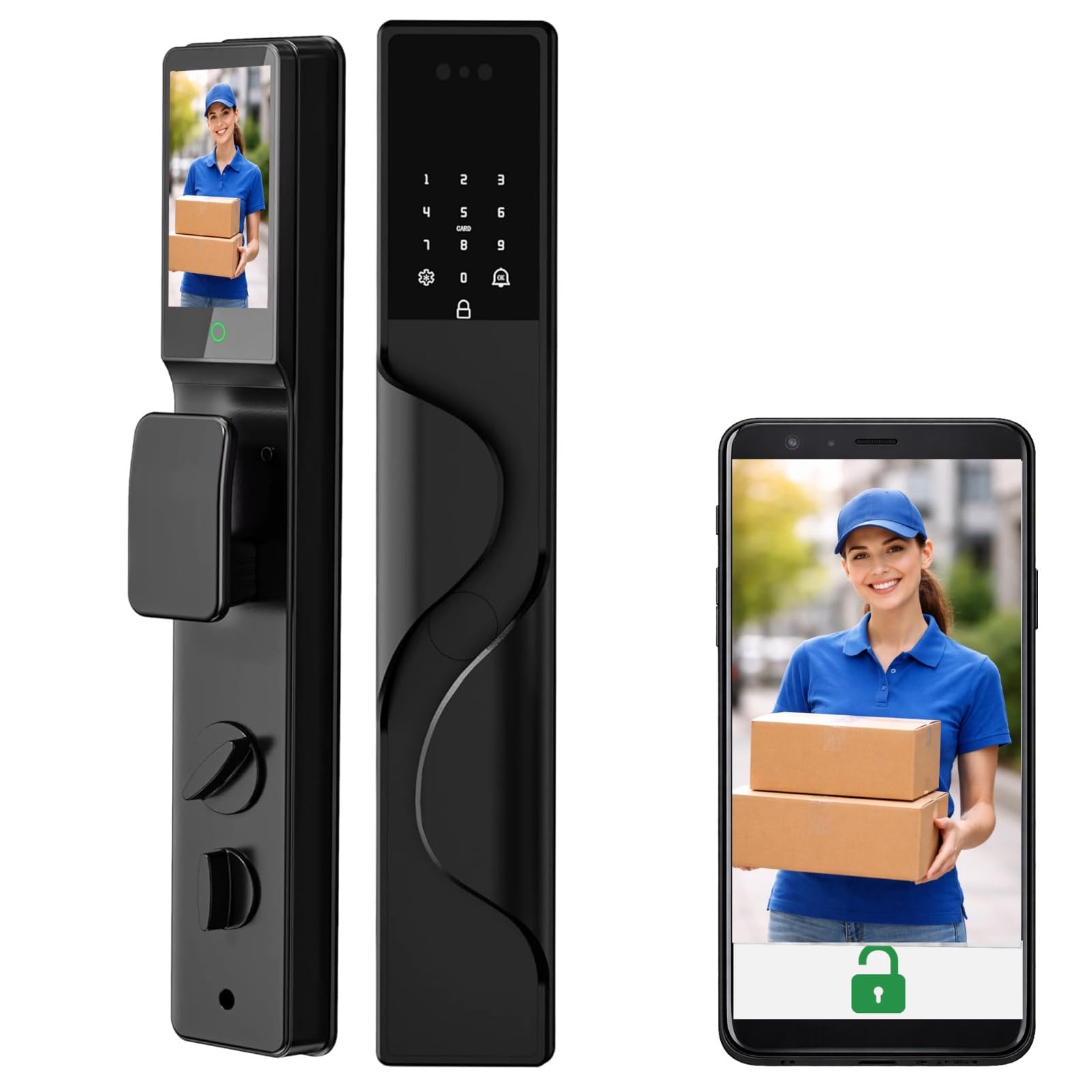 3D Face Recognition Video Smart Door Lock