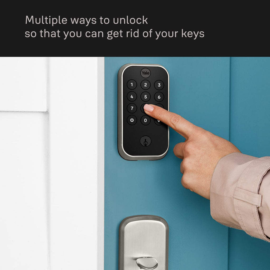 WiFi Keypad Smart Deadbolt Lock (Yale Assure Lock 2, Remote Access)